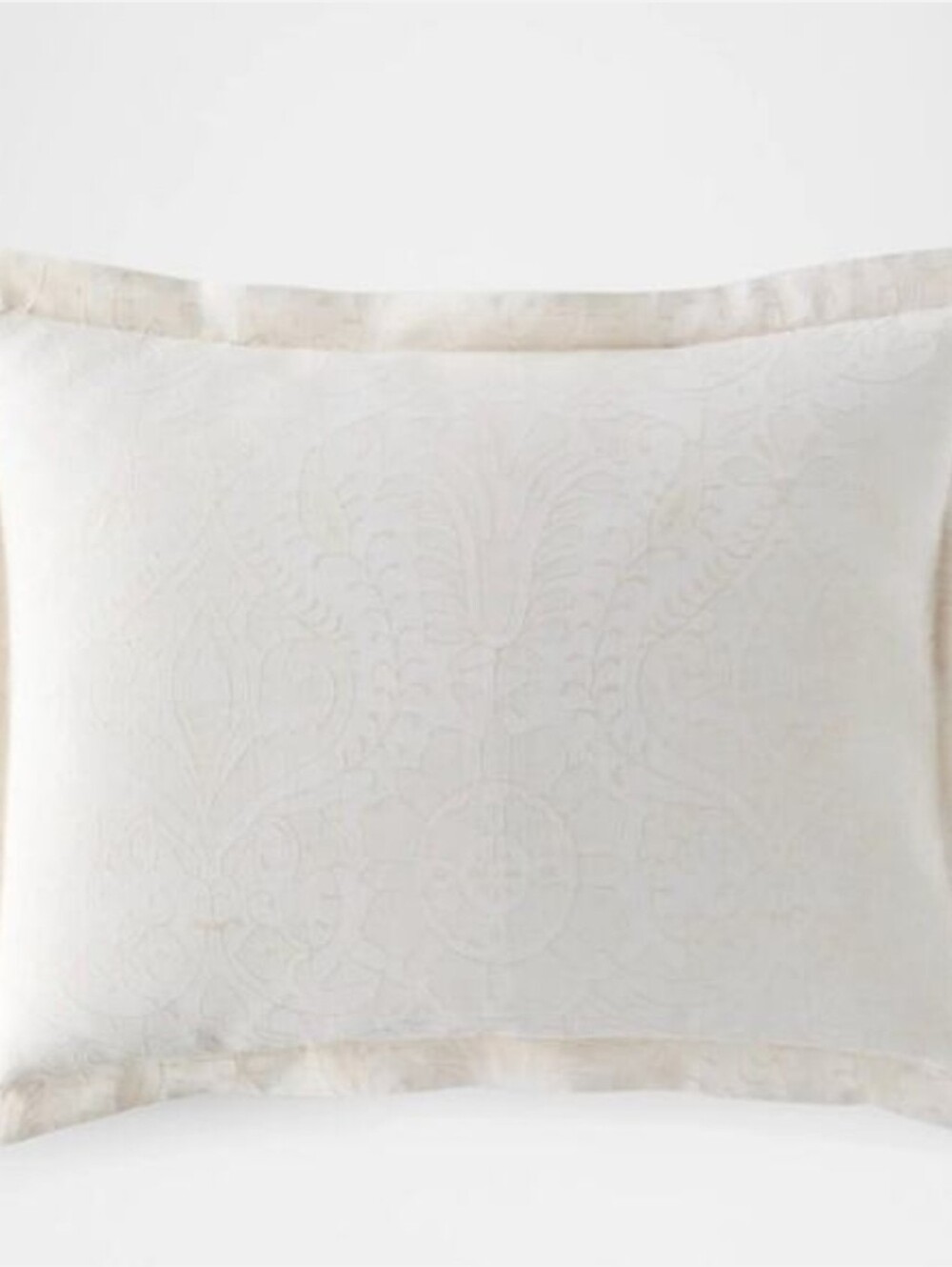 NWT John Robshaw Amina Acru Jacquard Queen Duvet Cover & Shams Set 3pc - Picture 2 of 4
